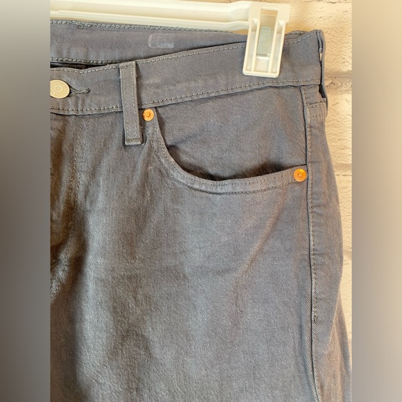 Levi’s Gray Slim Straight Fit Jeans size 32x32 - Picture 4 of 9